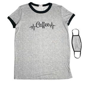 Large LuLaRoe Liv graphic T BNWT